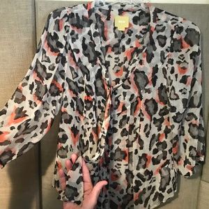 Anthropologie Silk Blouse